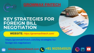 Key Strategies for Foreign Bill Negotiation