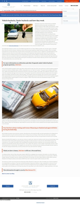 What to Expect When Your Car Is Part of a Vehicle Buyback Program