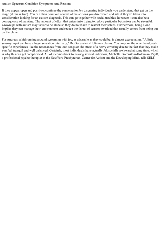 Indications That A Kid Or Adult Might Be Autistic