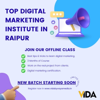 VIDA – The Top Digital Marketing Institute in Raipur, Shaping Future Marketers