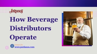How Beverage Distributors Operate