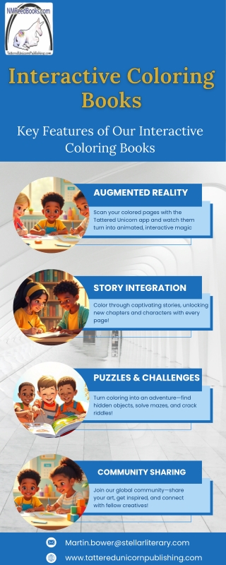 key features of our interactive coloring books