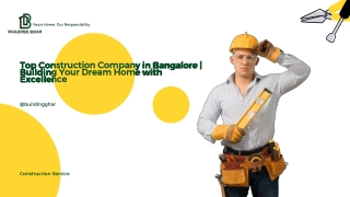 Top Construction Company in Bangalore