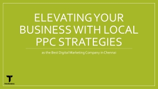 Elevating Your Business with Local PPC Strategies
