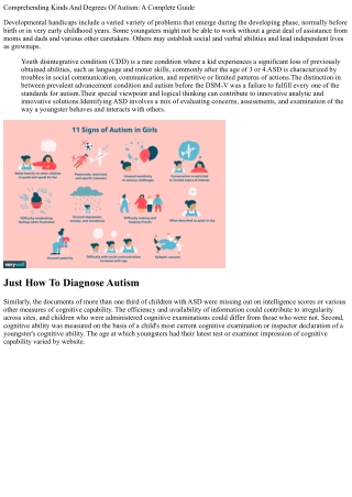 What Are The 5 Different Types Of Autism? Stability, Inc