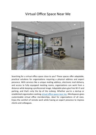 virtual office space near me