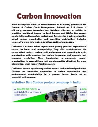 Carbon Innovation
