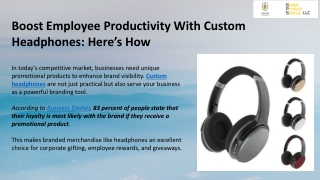 Boost Employee Productivity With Custom Headphones Here’s How