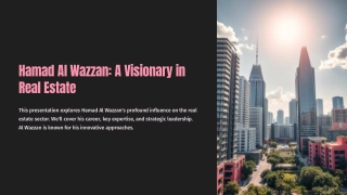 Hamad Al Wazzan A Visionary in Real Estate