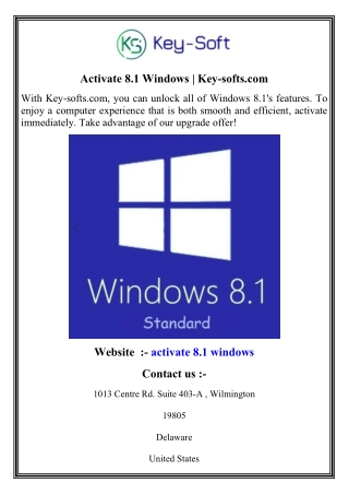 activate 8 1 windows key softs com