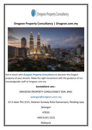 oregeon property consultancy oregeon com my