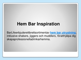 hem bar inspiration