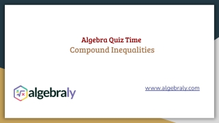 Compound Inequalities Quiz – 10 Algebra 1 Problems to Solve!