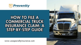 How to File a Commercial Truck Insurance Claim A Step-by-Step Guide