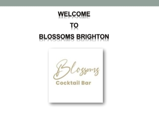 Japanese-Inspired Cocktails Brighton | Blossoms Brighton
