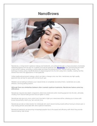 nanobrows