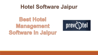 hotel software jaipur