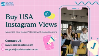 Buy USA Instagram Views - SocioBoosters