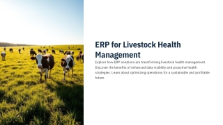 ERP-for-Livestock-Health-Management