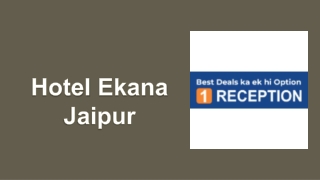 hotel ekana jaipur