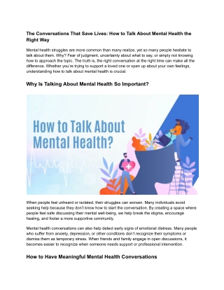 the conversations that save lives how to talk