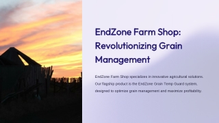 endzone farm shop revolutionizing grain management