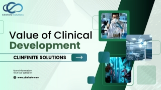 value of clinical development