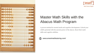 Abacus Math Program – Boost Mental Math Skills with Smart Math Tutoring