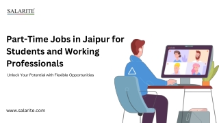 part time jobs in jaipur for students and working