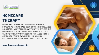 Relax with a Massage at Home for Total Comfort and Ease