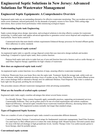 The Septic Design Network