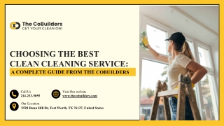 Choosing the Best Cleaning Service: A Complete Guide