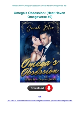 eBooks PDF Omega's Obsession (Heat Haven Omegaverse #2)