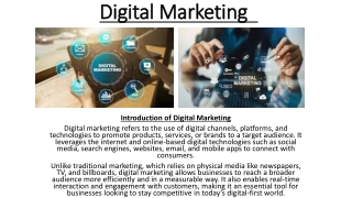 Digital Marketing DICS