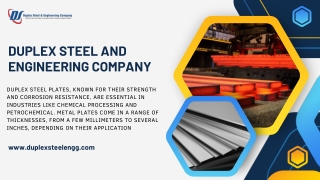 Discover Durable Duplex Steel Plates for Industrial Use