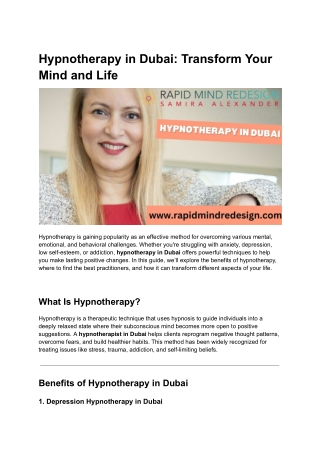 best clinical hypnotherapist