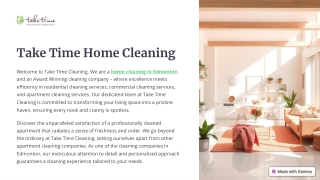 Home Cleaning Edmonton