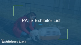 pats exhibitor list