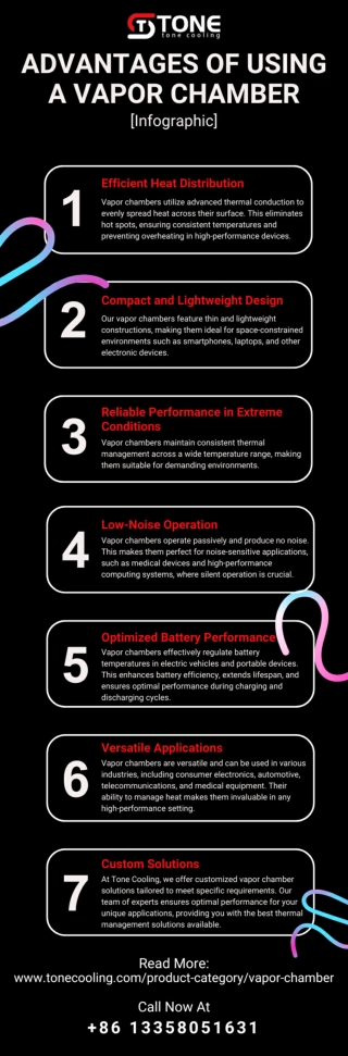 Advantages of Using a Vapor Chamber [Infographic]