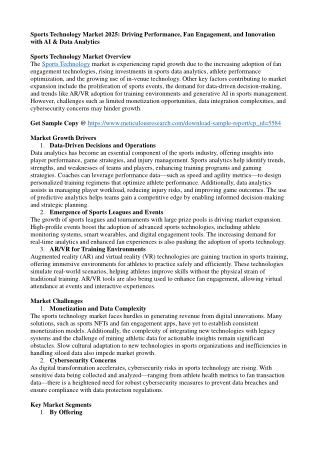 Sports Technology Market