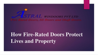 How Fire-Rated Doors Protect Lives and Property