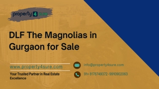 Exclusive Opportunity: Buy DLF The Magnolias in Gurgaon with Property4Sure