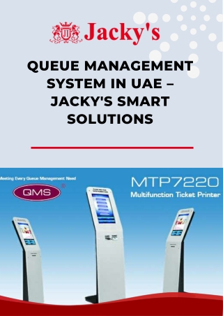 queue management system in uae jacky s smart