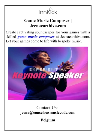 Game Music Composer  Jeenaearthiva.com