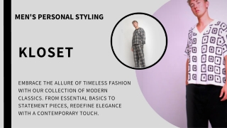 Men's Personal Styling