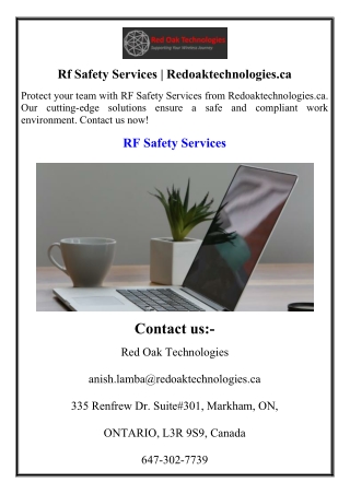 rf safety services redoaktechnologies ca