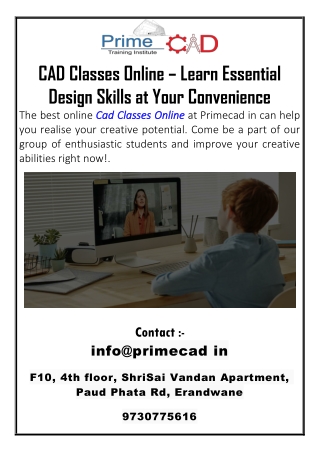 cad classes online learn essential design skills