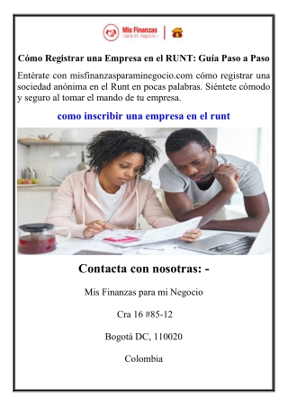 Cómo Registrar una Empresa en el RUNT Guía Paso a Paso