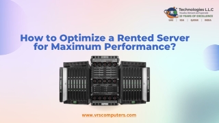 how to optimize a rented server for maximum