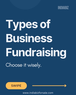 Types of business fundraising - IndiaBizForSale